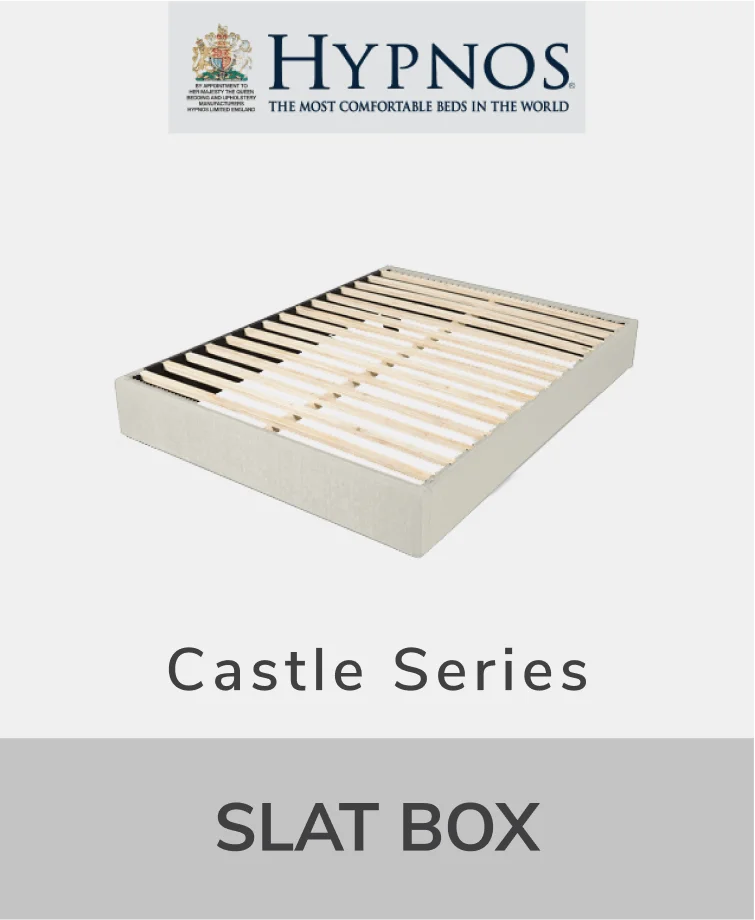 Hypnos Castle Series Slat Box with wooden slats providing mattress support