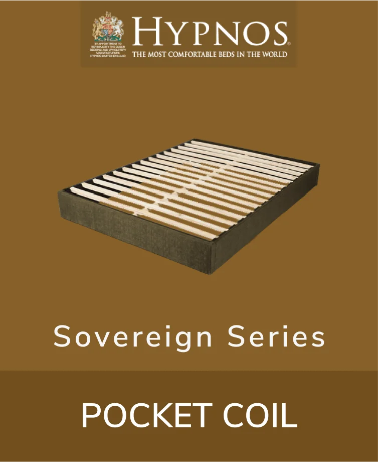 Hypnos Sovereign Series Pocket Coil box spring with internal coil construction